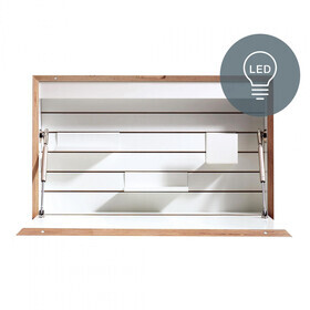 Müller Small Living - Flatbox LED Wall Secretary with Soft Touch Switch