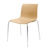 Arper - Catifa 46 0351 Chair unicoloured - oak/wood/frame chromed
