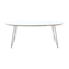 Andersen Furniture - Table à manger extensible DK10 avec piètement en chrome
