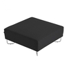 Softline - Lotus - Tabouret - anthracite/étoffe feutre 610/PxHxP 98x42x98cm