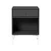 Montana - Dream Nachttisch mit Schublade H: 48cm - anthrazit 04/lackiert/48 x 35,4 x 30cm
