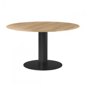 Gubi - 2.0 Dining Tisch Gestell schwarz Ø130cm