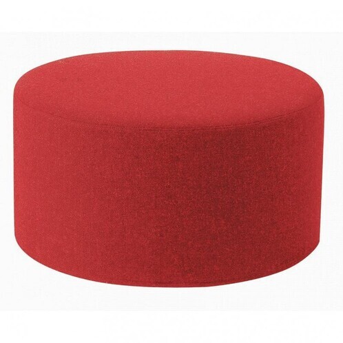 Softline - Drum Stool / Side Table L - red/fabric felt 622/H 30cm / Ø 60 cm