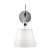 Artemide - Tolomeo Parete Diffusore Satin - silver/satin/Ø18cm/WxH 27.8x32.6cm