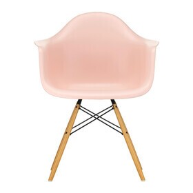 Vitra - Chaise avec accoudoirs Eames DAW RE érable doré