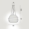 Foscarini - Le Soleil LED Suspension Lamp - line drawing