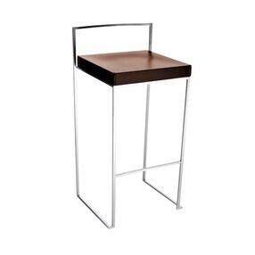Lapalma - Cubo S62 Barhocker Sitzfläche Leder H65cm