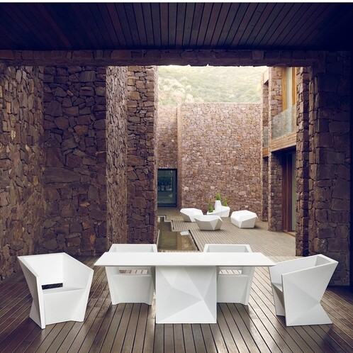 Vondom - Faz - Chaise avec accoudoirs/fauteuil