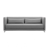 Softline - Metro - Canapé-lit - gris/étoffe felt 620/PxHxP 219x78x92cm/pieds chrome