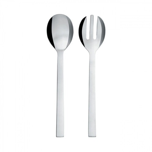 Alessi - Santiago - Couverts à salade - inox/brillant poli/L 25cm