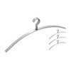 Schönbuch - 0210 Kleiderbügel Set - aluminium/eloxiert/4 Stück