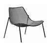 emu - Round Outdoor Lounge Chair - white/powder-coated/WxHxD 92x84x87cm