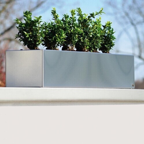 Radius - Radius Blumenkasten 50 - edelstahl/50cm