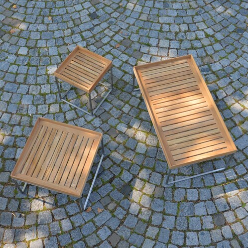 Jan Kurtz - Pizzo 60 Teak - Bijzettafel