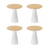 Schönbuch - Cone Set Of 4 Hooks - gold/white/open-pored