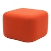 Softline - Quadro - Pouf/Table d'appoint  - orange/Feutre 624/LxPxH 58x58x39cm