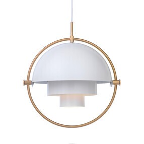 Gubi - Multi-Lite pendellamp Ø36cm onderstel messing