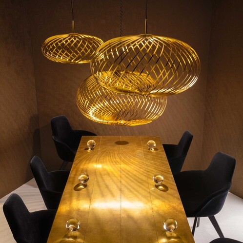 Tom Dixon Spring LED Suspension Lamp S | AmbienteDirect