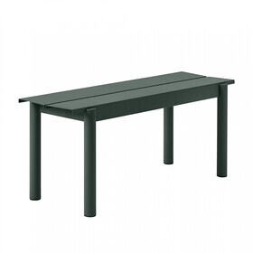 Muuto - Banc de jardin Linear Steel 110cm