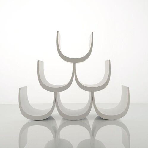 Alessi - Noè Bottle Rack - white/with modular system