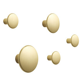 Muuto - The Dots Kleiderhaken Metall Set 5tlg.