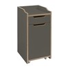 müller möbelwerkstätten - Plane Rollcontainer mit Tür - anthrazit/Türanschlag links/34x66x39cm