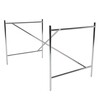 Richard Lampert - Eiermann 1 tafelonderstel midden - chroom/incl. hoogteverstelling 3,5cm/in het midden/110 x 66 x 66cm