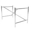 Richard Lampert - Eiermann 1 - châssis de table centré - chrome/Set de réglage de la hauteur de 3,5/centré/110 x 66 x 66cm