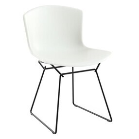 Knoll International - Bertoia Plastic Stuhl Gestell schwarz