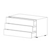 Piure - Nex Pur Box - Sideboard/ ladekast 240x77.5cm - Strichzeichnung