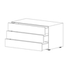 Piure - Nex Pur Box Sideboard/Drawer Chest 240x77.5cm - line drawing