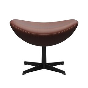 Fritz Hansen - Jubiläumsedition 2022 Egg/Das Ei™ Fußhocker Leder