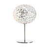 Kartell - Planet LED Table Lamp With Foot Ø33cm - crystal/H 53cm/ Ø 33cm/Foot silver