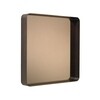 ClassiCon - Cypris - Miroir mural carré - laiton bruni/verre parsol/70x70cm