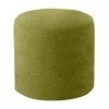 Softline - Drum Stool / Side Table M - light green/Felt fabric 855/H 40cm / Ø 45cm