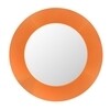 Kartell - Kartell by Laufen All Saints LED Mirror  - orange/transparent/Ø78cm