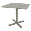 emu - Darwin Bistro Table 80x80cm - grey/green/powder-coated/LxWxH 80x80x74cm/foldable