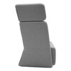 Softline - Basket - Fauteuil avec dossier haut - gris/feutre 620/PxHxP 95x126x74cm