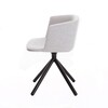 la palma - Cut Armchair Upholstered Wood Frame Black