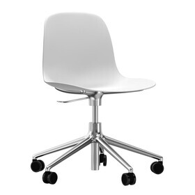 Normann Copenhagen - Chaise pivotante à roulettes Form 5W Gaslift