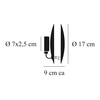 Catellani & Smith - Lederam W LED -  Applique murale Ø17cm - dessin au trait
