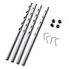 Richard Lampert - Eiermann Table Height Adjustment Set  - silver/max. 35cm