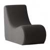 VerPan - Welle 2 Sofa Element - anthracite/fabric Hallingdal 153/108x80x50