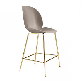 Gubi - Beetle Barhocker Gestell messing 108cm