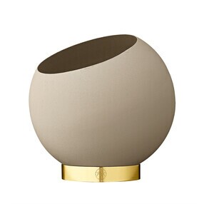 AYTM - Globe Blumentopf Messing Ø 17cm