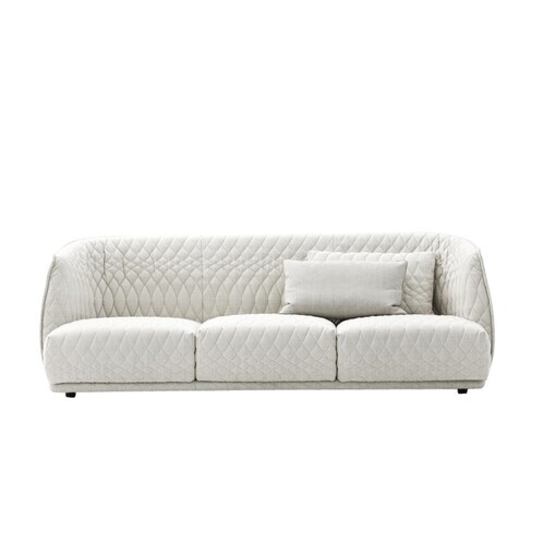 Moroso - Redondo Sofa 4-Sitzer - white/100% linen