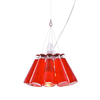 Ingo Maurer - Campari Light Pendelleuchte - rot/Glas/Größe 2/Abhängungslänge 400cm