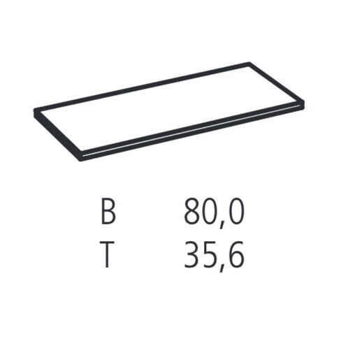 Schönbuch - Urban 1077 Lower Shelf - line drawing