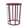 Petite Friture - Hollo Hocker/Beistelltisch Ø35cm - burgunderrot/H 44cm