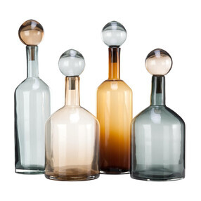 POLSPOTTEN - Bubbles & Bottles Karaffe 4er Set